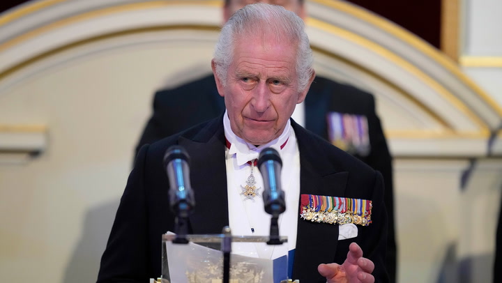King Charles gives passionate speech urging public to 'rise above rancour' on social media