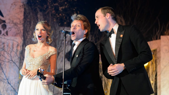 Prince William 'cringes' over impromptu performance with Taylor Swift and Jon Bon Jovi