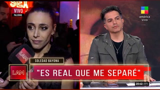 Tras el escándalo de su video junto a Mario Guerci, Soledad Bayona habló en LAM