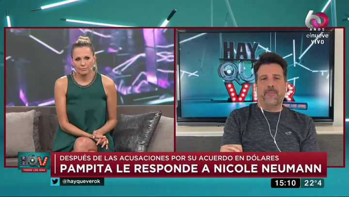 Pampita apuntó contra Nicole Neumann - Fuente: elnueve