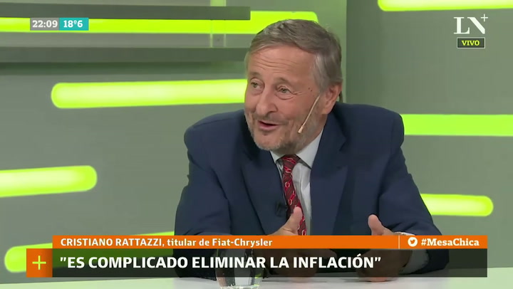 Cristiano Rattazzi: 'La inflación es una droga porque usás, emitís y creás un sentido de riqueza'