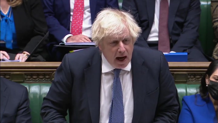 Boris Johnson apologises for No 10 staff joking about lockdown Christmas party