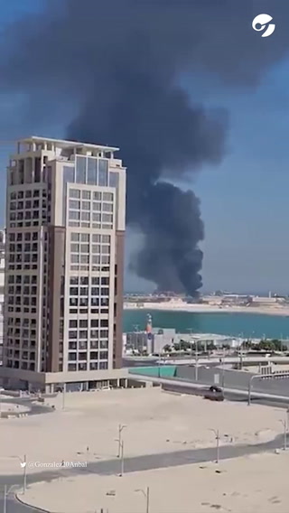Incendio en Lusail, Qatar, cerca de la sede donde la Selección Argentina jugará contra México