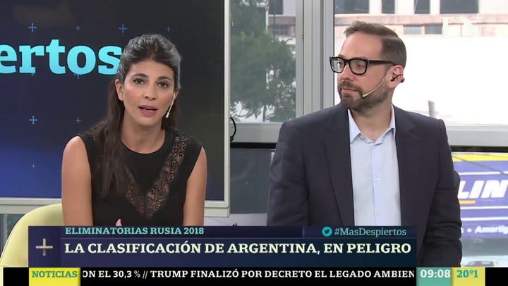 La clasificación de Argentina, en peligro - Daniel Bertoni en Más Despiertos