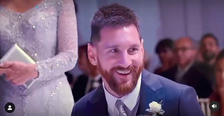 El emotivo recuerdo del casamiento de Antonela Roccuzzo y Lionel Messi