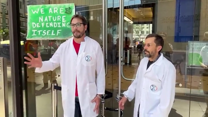 Nasa scientist weeps during climate crisis protest: ‘We’ve been trying to warn you’