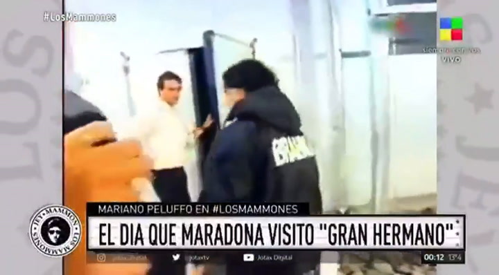 Mariano Peluffo recordó el día que Diego Maradona visitó Gran Hermano