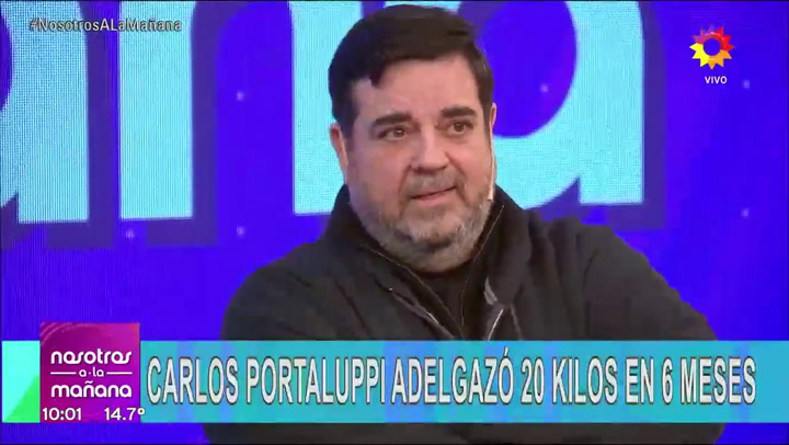 Carlos Portaluppi habló sobre los 20 kilos que bajó en seis meses