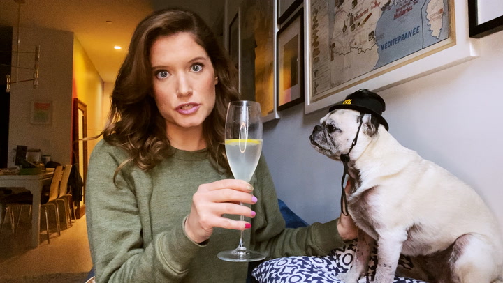 Staying Home: French 75 Sparkling Wine Cocktail