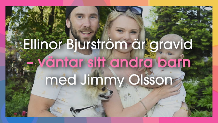 Ellinor Bjurström är gravid – väntar sitt andra barn med Jimmy Olsson