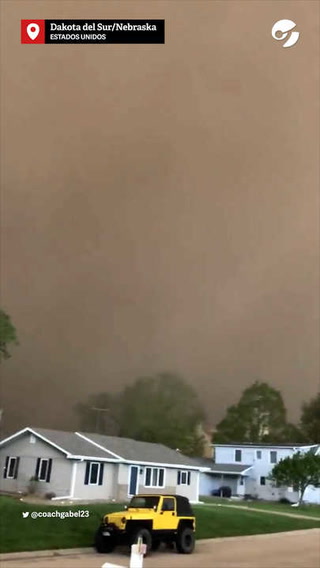 Impresionante tormenta de polvo en Estados Unidos