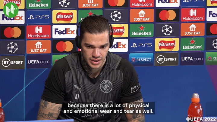 Ederson on winning the Premier League and Champions League 