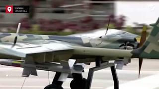 El régimen de Nicolás Maduro exhibió por primera vez los drones iraníes de combate ensamblados en Venezuela