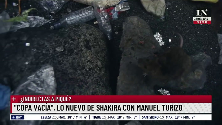 copa vacía', lo nuevo de Shakira con Manuel Turzio
