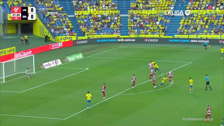 Gol de Kirian (1-0) en el Las Palmas 1-0 Granada