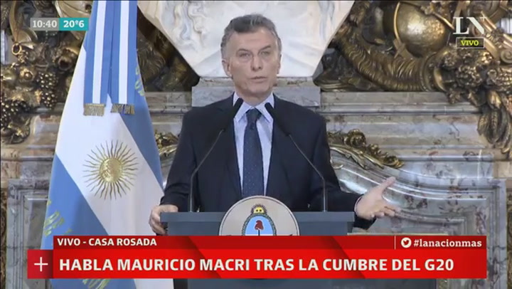 Mauricio Macri se refirió a la final de la Copa Libertadores