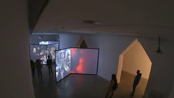 Videoinstalación de Leonardo Gracés en el Centro Cultural Recoleta