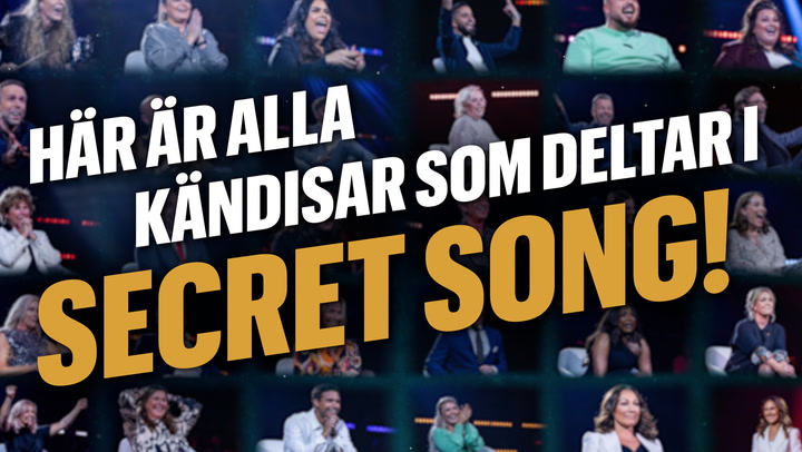Här är alla kändisar som deltar i ”Secret song”