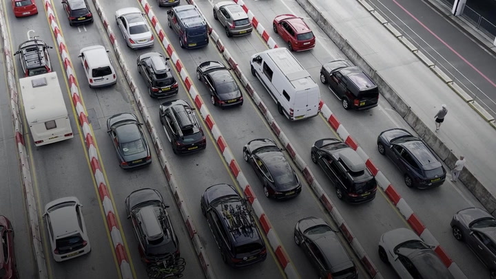 British drivers warned of long queues during ‘frantic’ Christmas getaway