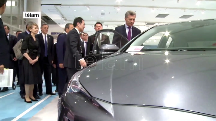 Macri: 'El ejemplo de Toyota tiene que trascender a otras firmas japonesas para que se radiquen en A