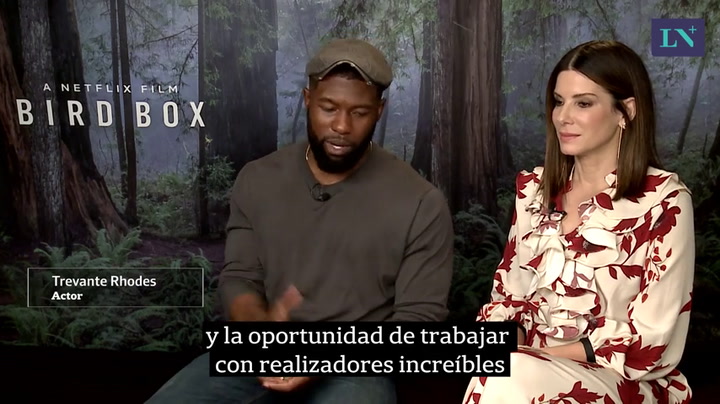 Sandra Bullock y Trevante Rhodes hablaron de la nueva producción de Netflix Bird Box