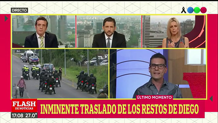 El recuerdo de los periodistas: 'Todos fuimos tocados de alguna manera por Diego' - Fuente: Telefe
