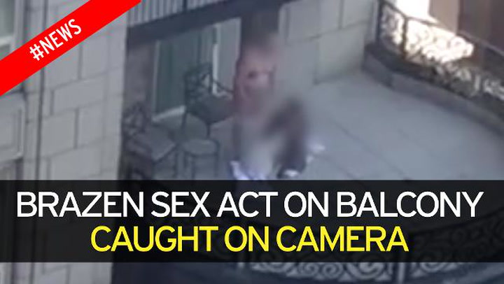 Scandalous Footage Shows Two Women Performing Sex Act On Man On Posh Hotel Balcony World News 