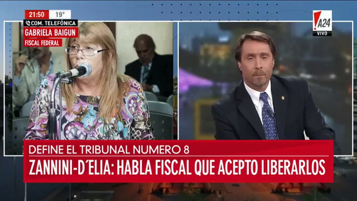 Gabriela Baigun, la fiscal que dictaminó a favor de la excarcelación de Carlos Zannini y Luis D’Elía