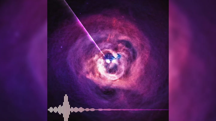 Nasa releases new sonification of black hole at the center of the Perseus galaxy cluster