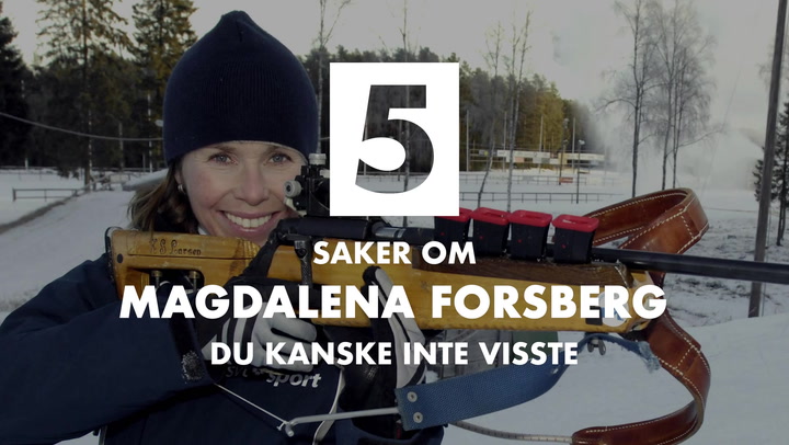 5 saker om Magdalena Forsberg du kanske inte visste
