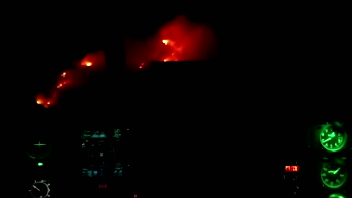 Night vision helicopter joins efforts to extinguish Turkey’s wildfires