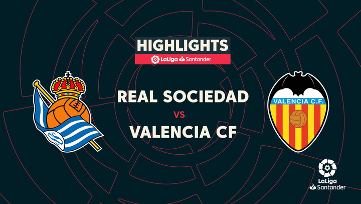 La LIga Santander (Jornada 15): Resumen y goles del Real Sociedad 1 - 1 Valencia CF