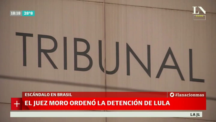 El juez Moro ordenó la detención de Lula Da Silva