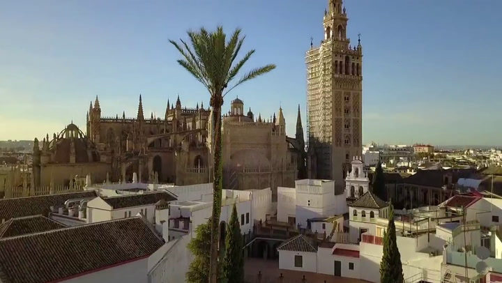 Así es la vista de Sevilla - Fuente: Youtube lmdronestudio