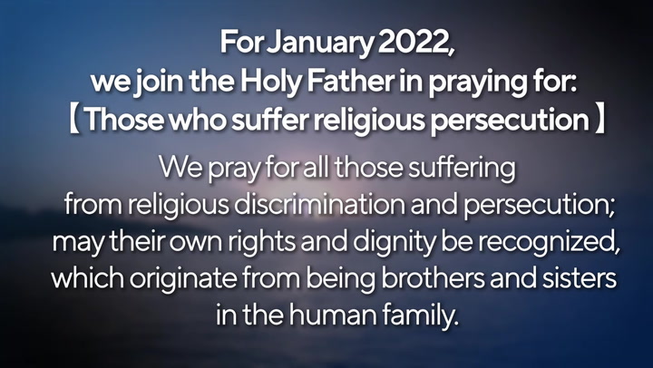 January 2022 - Those who suffer religious persecution