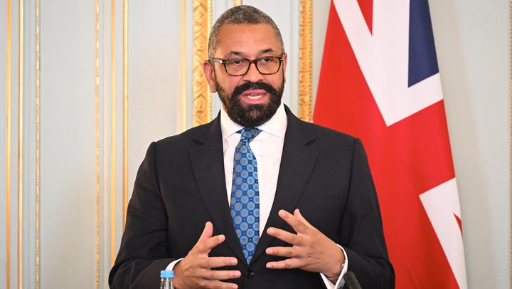 James Cleverly vows to keep raising human rights issues with Chinese government
