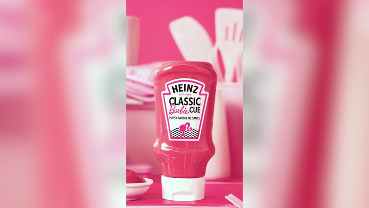 Heinz unveils limited edition pink 'Barbiecue' sauce