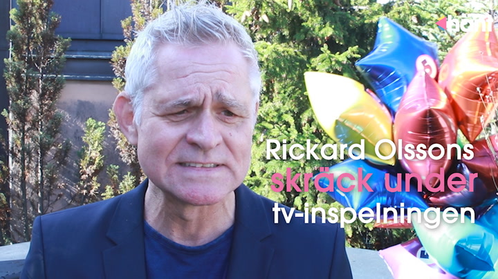 Rickard Olssons skräck under tv-inspelningen: ”Elakt av programledningen”