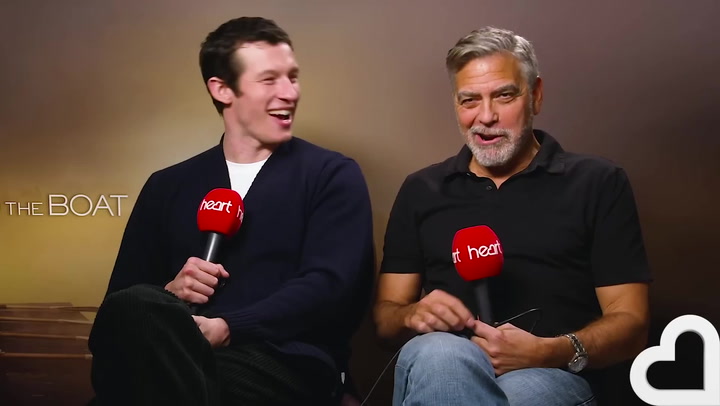 George Clooney attempts English accent in funny clip
