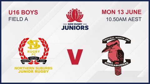 13 June - U16 Boys Field A - Northern Suburbs V Central North