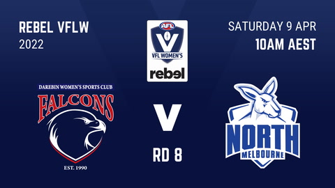 9 April - VFLW Round 8 - Darebin v North Melbourne