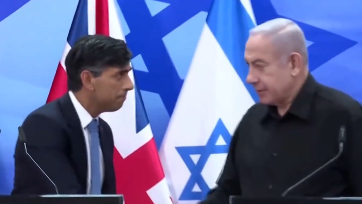 Sunak says UK 'proud' to stand with Israel in 'darkest hour': 'We want you to win'