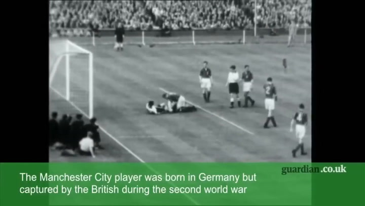 Trautmann, en aquella final en Wembley - Fuente: Youtube