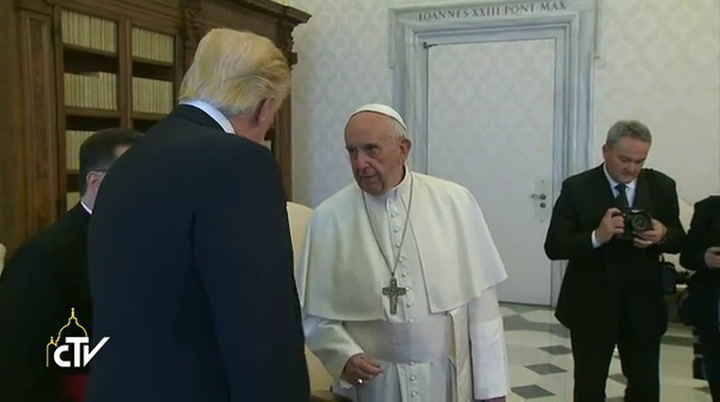 El primer encuentro oficial entre Donald Trump y el Papa Francisco