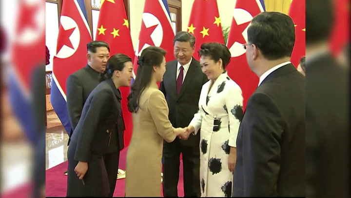 El líder norcoreano Kim Jong-un viajó a China para reunirse con Xi Jinping