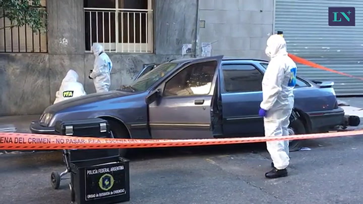 El auto que usó Navarro Cádiz para irse de la escena del crimen