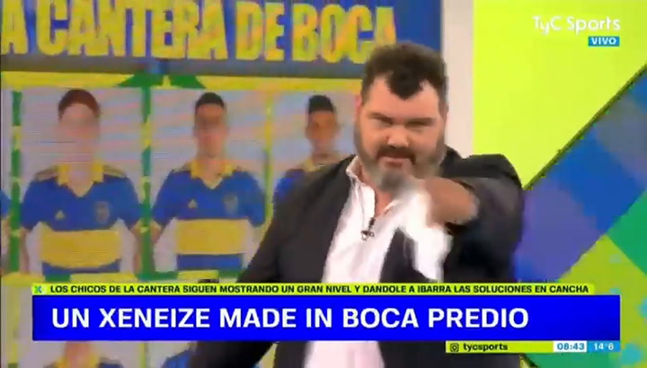 El exabrupto de Diego Díaz al referirse a Boca