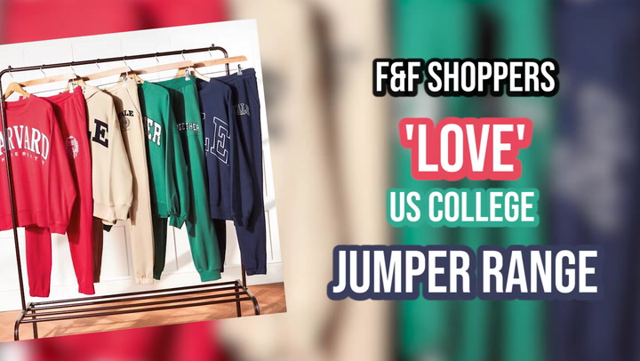 F&F Tesco NEW Grey Slouchy Soft Feel Step Hem Round Neck Jumper Top Size 8-22