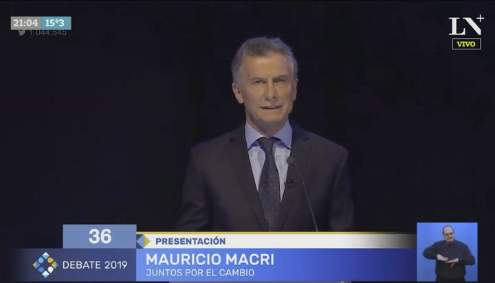 Presentaciones Alberto Fernández y Mauricio Macri
