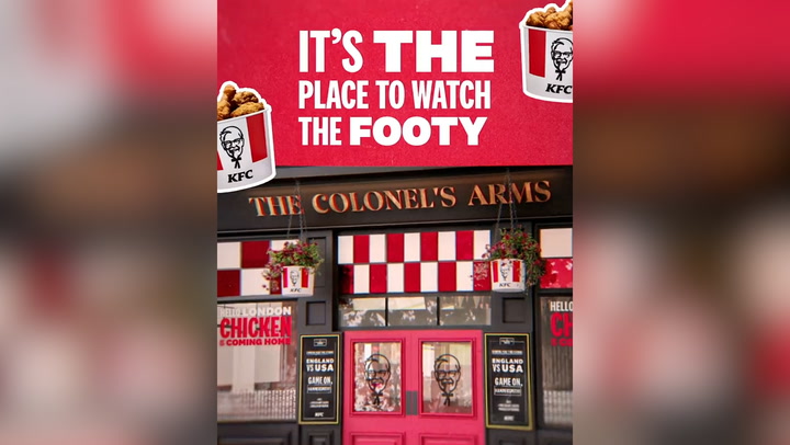 Colonel's Arms: KFC pub opens in London for World Cup
